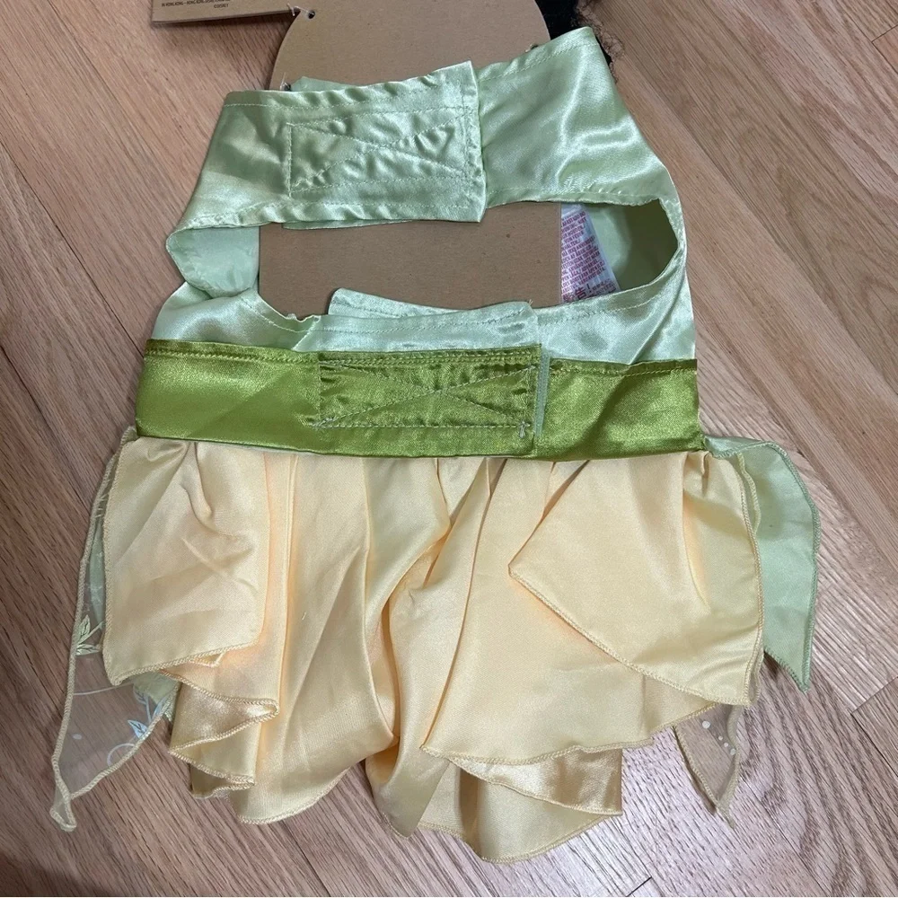 Disney Tiana Pet Costume Dress NWT Medium Green Princess and the Frog Princess